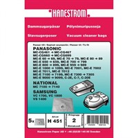HANESTROM Panasonic 900-serien Dammsugarpåsar 5-pack